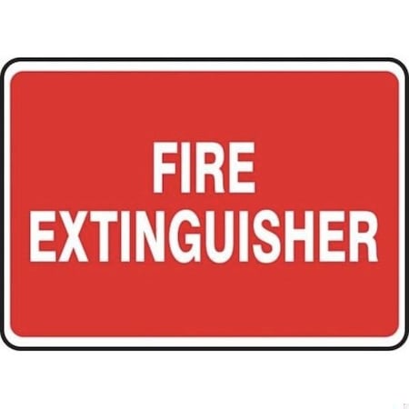 Accuform SAFETY SIGN FIRE EXTINGUISHER 10 in X MFXG476VA